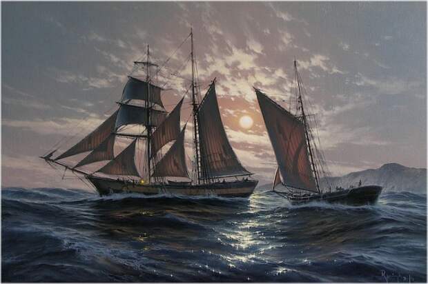 Марины от польского художника Марека Рузик (Marek Ruzyk).