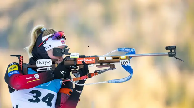 Биатлонистка Фемстейневик выиграла спринт на чемпионате Европы, Гербулова — восьмая