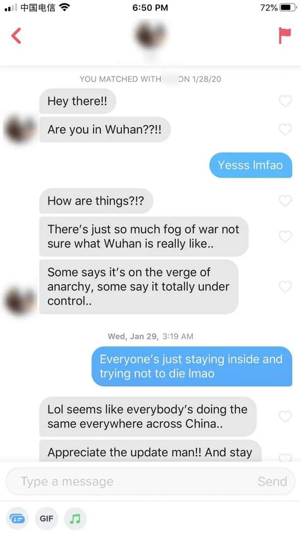 как люди узнавали новости из Уханя