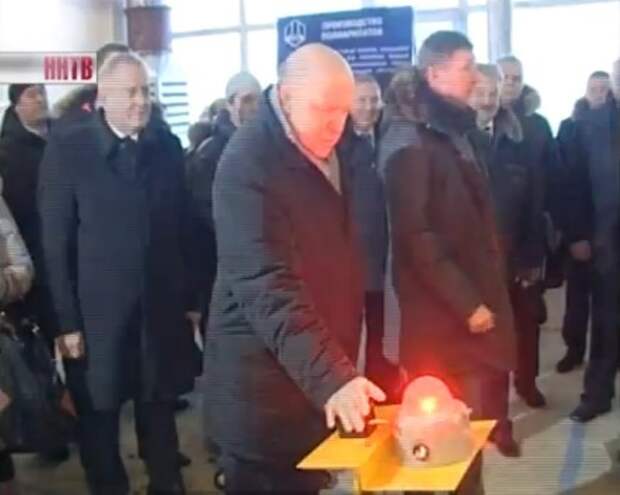 Валерий шанцев, губернатор Нижегородской области, запускает завод полиарилатов