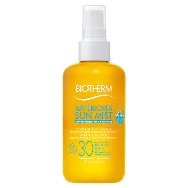 Солнцезащитный спрей Waterlover Sun Mist, Biotherm, 2896 руб.