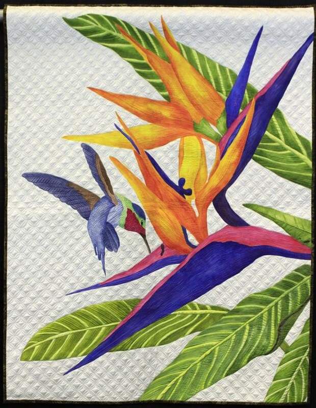 A Taste of Paradise by Deb Crine, NQA 2013 Quilt Show Winners: 
