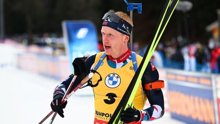Йоханнес Бе выиграл спринт на чемпионате мира по биатлону, его родной брат — второй