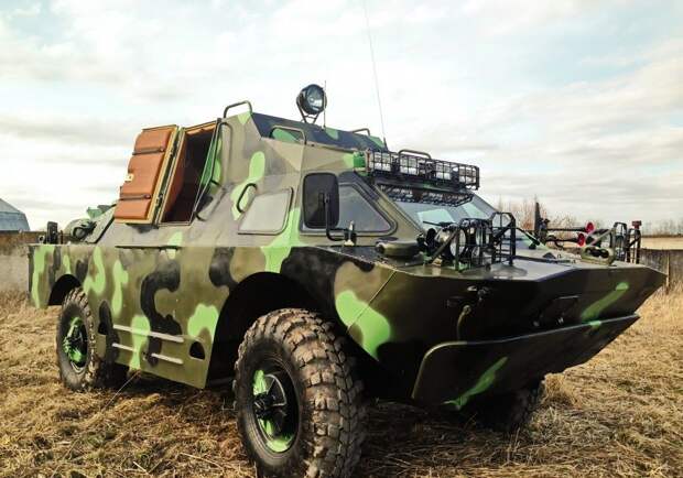 Тюнингованый БРДМ-2 БРДМ-2, брдм, военная техника, тюнинг