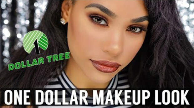 Beauty vlogger ItsMyRayeRaye does a full face of makeup using products from the Dollar Tree, and she KILLLLLLS it!
