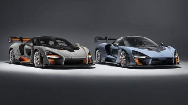 Полноразмерный гиперкар McLaren Senna, созданный из Lego