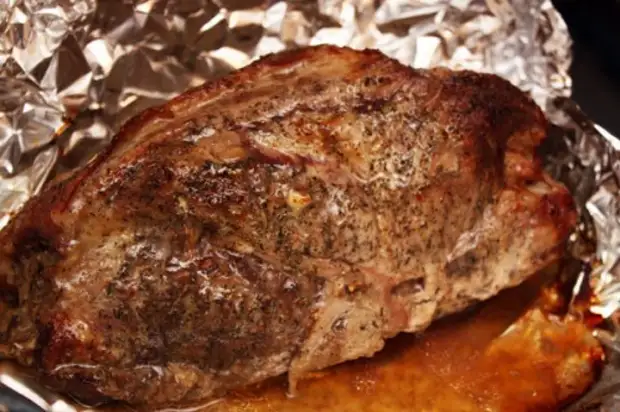 Мясо в фольге: рецепт в духовке