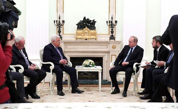 Переговоры с Президентом Палестины Махмудом Аббасом