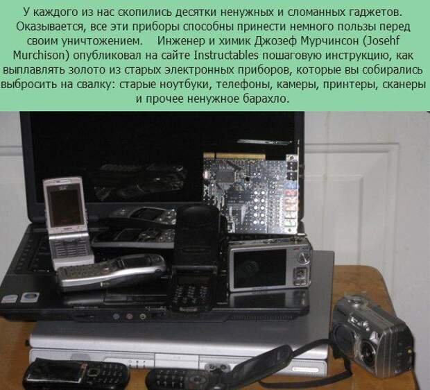 Добываем золото дома золото, интересное