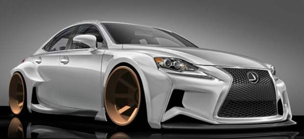 Концепт на базе Lexus IS. Автор - Роб Эванс Концепт на базе Lexus IS. Автор - Роб Эванс