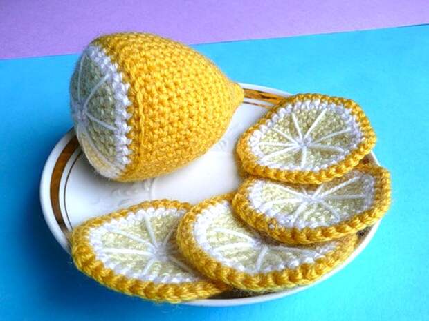 Кому лимончика? :) - вязание, лимон