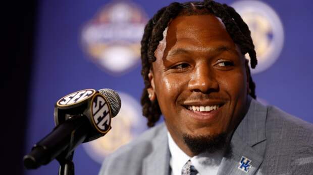 JJ Weaver speaks at SEC Media Days.