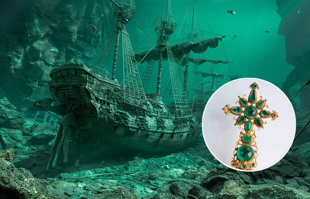 Тайна проклятых изумрудов: сокровища на миллиард $, которые нашли в затонувшем 400 лет назад галеоне