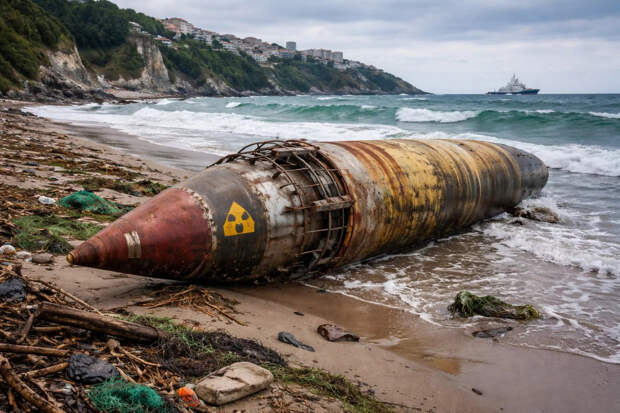IHA: боеголовку от ракеты выбросило к берегу Черного моря недалеко от Стамбула