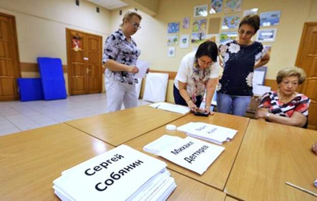 Собянин побеждает на выборах мэра со значительным отрывом