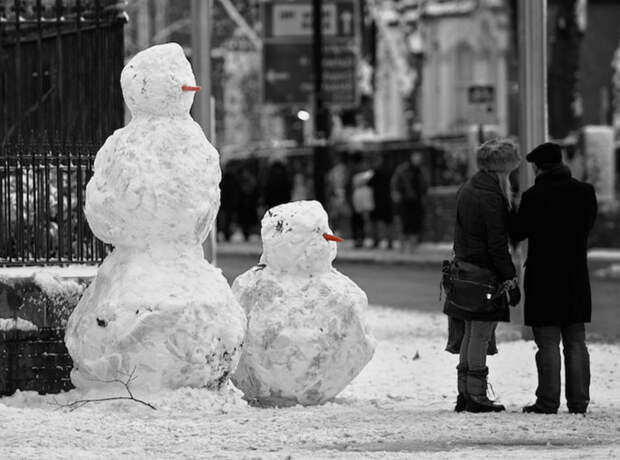 Снеговик. Фото: Blue Popovic