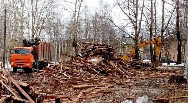 Снос аварийных домов в Северодвинске продолжится до конца сентября