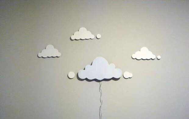 11.) This cloud cutout lamp is simple, but beautiful.