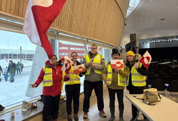 Активисты в Гренландии. Фото: соцсети Алены Кохлер