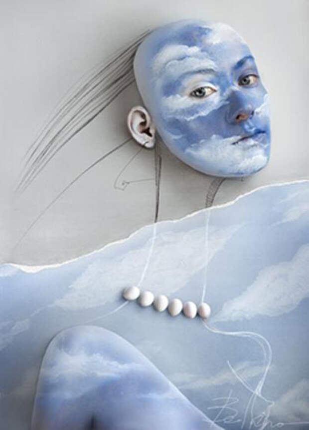 Blue face. Из проекта «25 женщин, которых я любила»