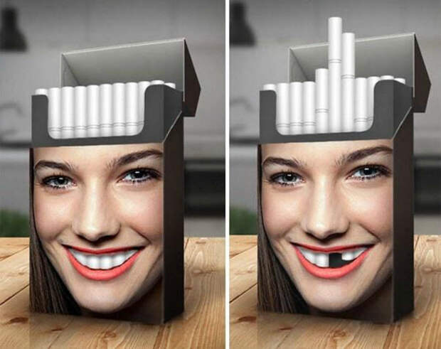 Дизайн пачки сигарет.