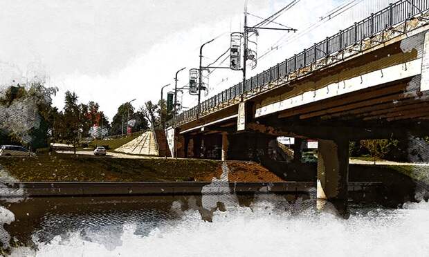 На Тургеневском мосту в Орле обнаружены небезопасные ямы