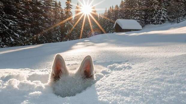 10 самых смешных фото собак, которые радуются снегу, за всю историю конкурсов домашних животных Comedy Pet Photography Awards и Pet Photography Awards