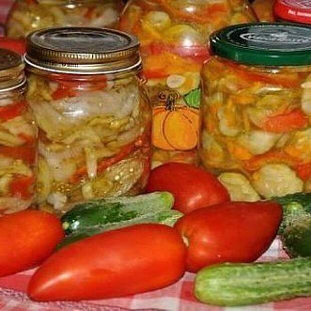 Фруктово-овощное ассорти в маринаде