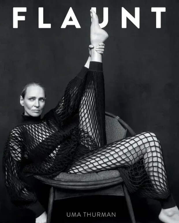 Ума Турман для Flaunt Magazine
