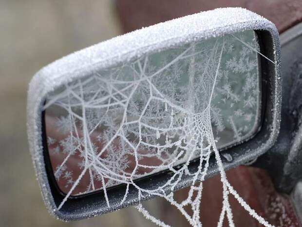 Фотография: Как мороз превращает автомобили в предметы искусства №4 - BigPicture.ru