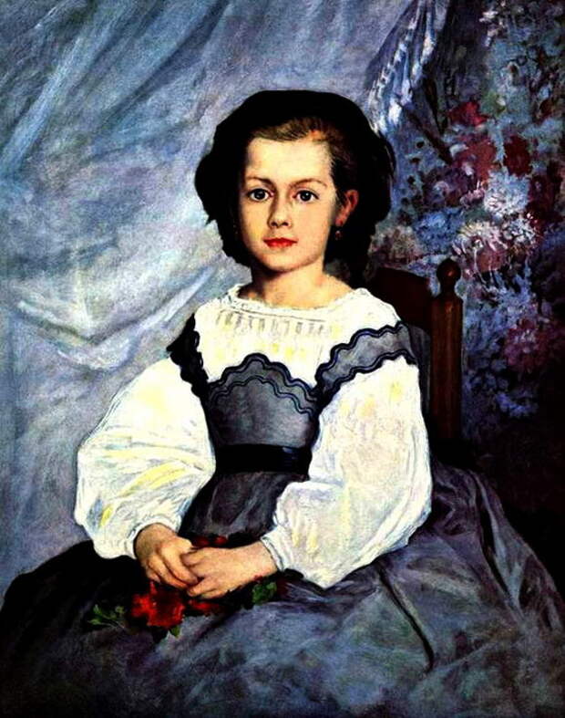 Портрет девушки (Mademoiselle Romaine Lancaux) 1864 (550x700, 123Kb)