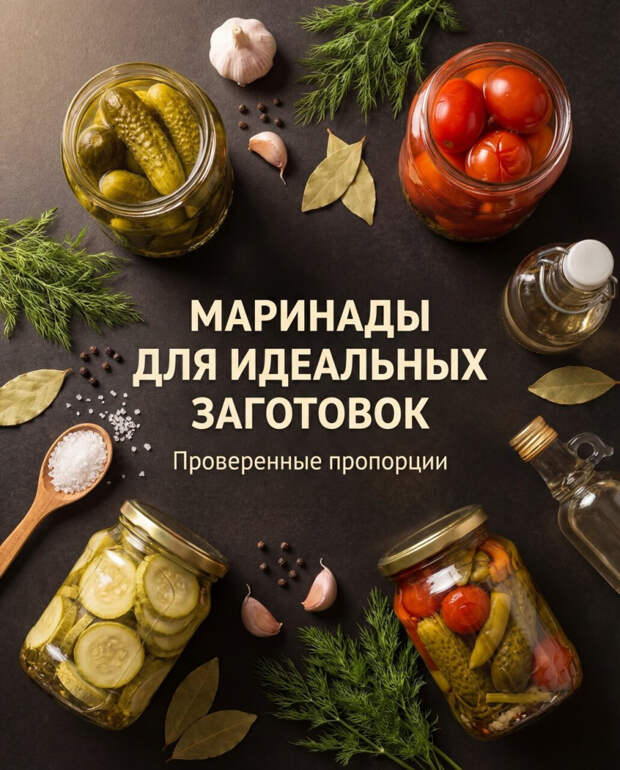Кулинария>Маринады для заготовок!