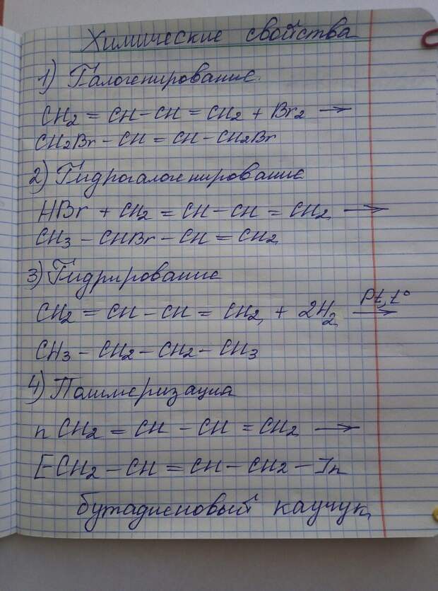 5. Алкадиены (ненасыщенные УВ)
