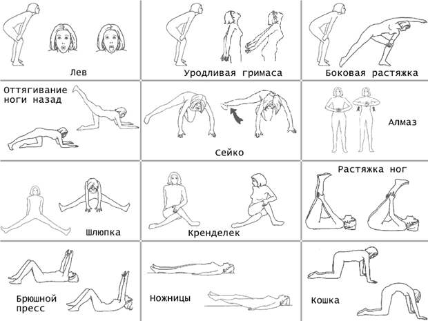 Упражнения бодифлекса