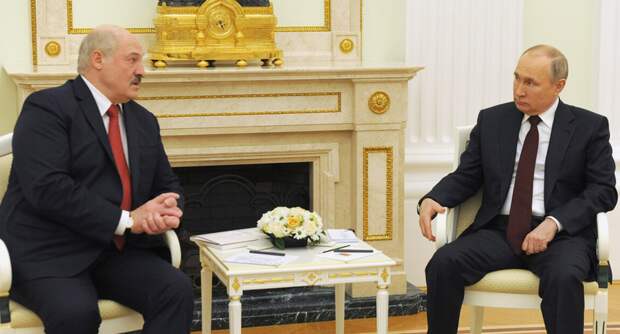 Александр Лукашенко и Владимир Путин