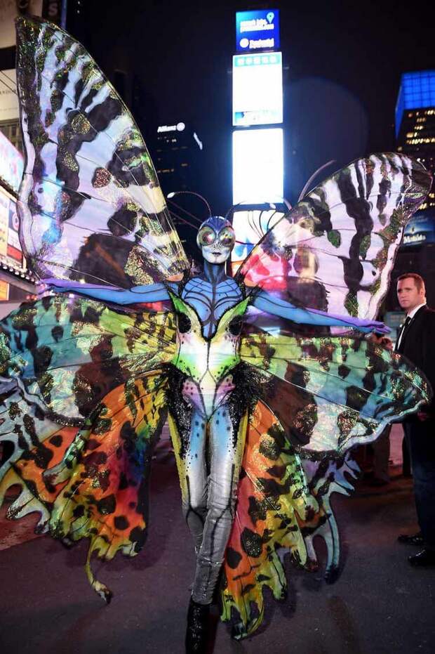 Бабочка (2014) Хэллоуин. костюм, косплей, красота, праздник, хайди клум