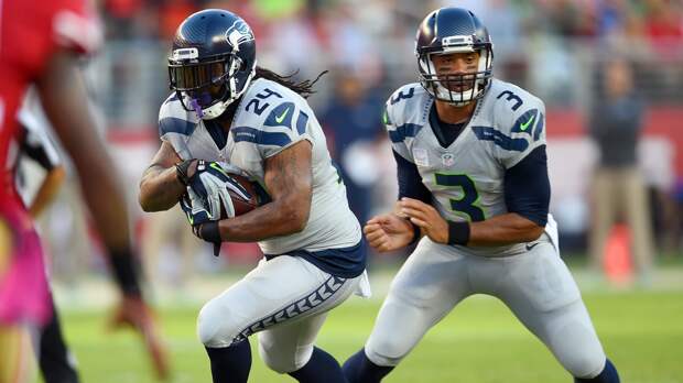 Marshawn Lynch Russell Wilson