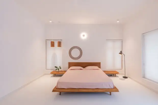 Семейный дом со смелым геометрическим фасадом в Индии