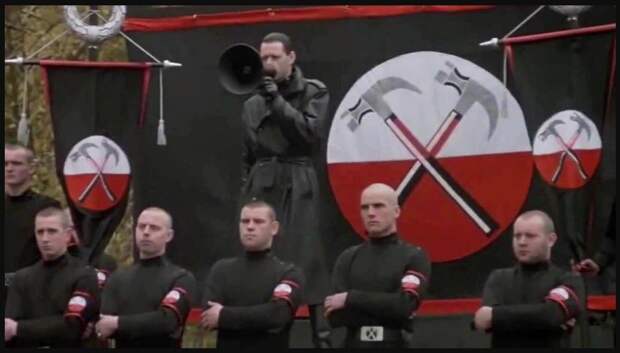 Галерея изображений. Тема нацизма в кадре фильма Алана Паркера "Стена", 1982 г.