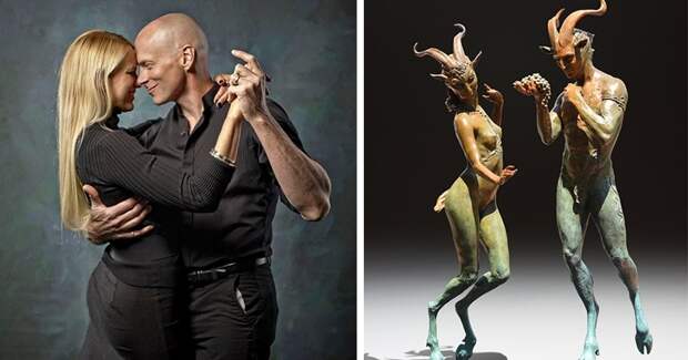 Удивительные, но странные скульптуры Колин и Кристин Пул