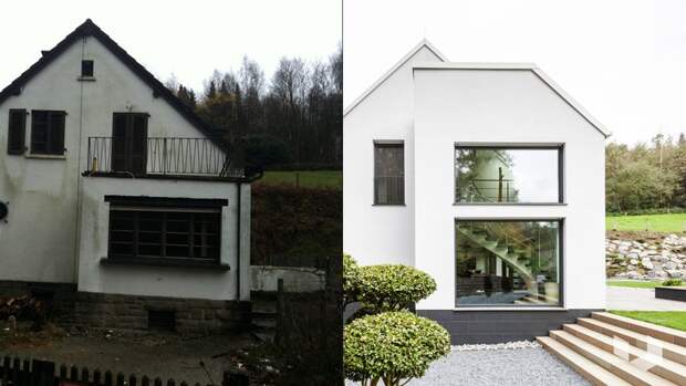 Реконструкция 70-летнего дома в Германии в современное энергоэффективное жилище (фото)