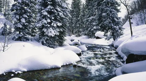 Зимняя река