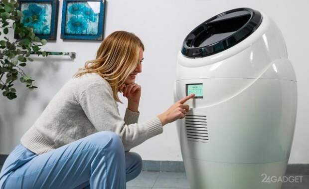 Представлена компактная стиральная машинка, которую не нужно подключать к водопроводу