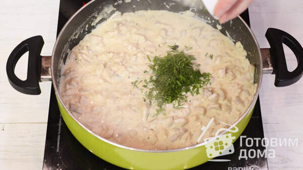 Шампиньоны, фаршированные курицей и сыром, в духовке фото к рецепту 9