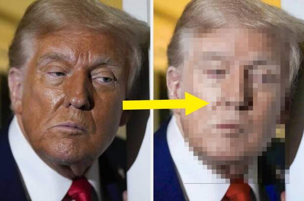 Someone "Removed Trump’s Orange Makeup To See How He Looks Underneath It," And The Photo Is Going Mega Viral