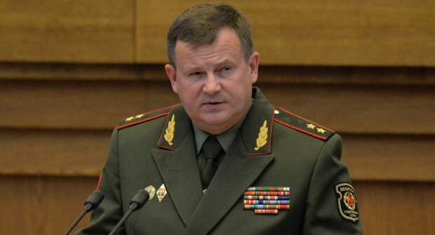 Глава Минобороны Белоруссии Андрей Равков Глава Минобороны Белоруссии Андрей Равков