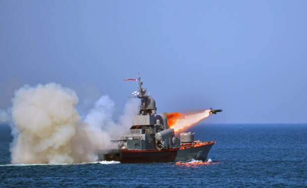 Ракетные стрельбы ВМФ РФ. Источник изображения: https://russian.cgtn.com