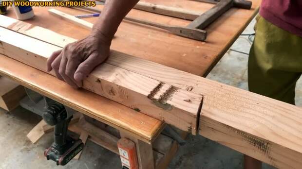 Как сделать складную лестницу из дерева