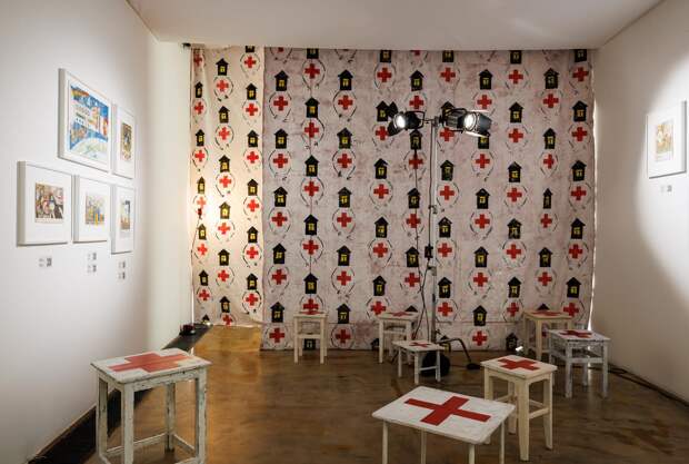 Выставка Бориса Казакова «ВрачиИзбушки» в Marina Gisich Gallery