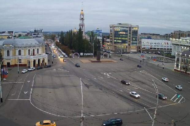 В центре Тамбова ограничат движение транспорта